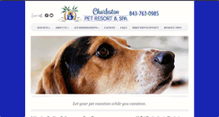 Desktop Screenshot of charlestonpetresort.com